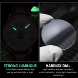 Men Watch 2022 New Fashion Leather Waterproof Luminous Top Brand Luxury Mens Quartz Wristwatch Men Sport Casual Watches