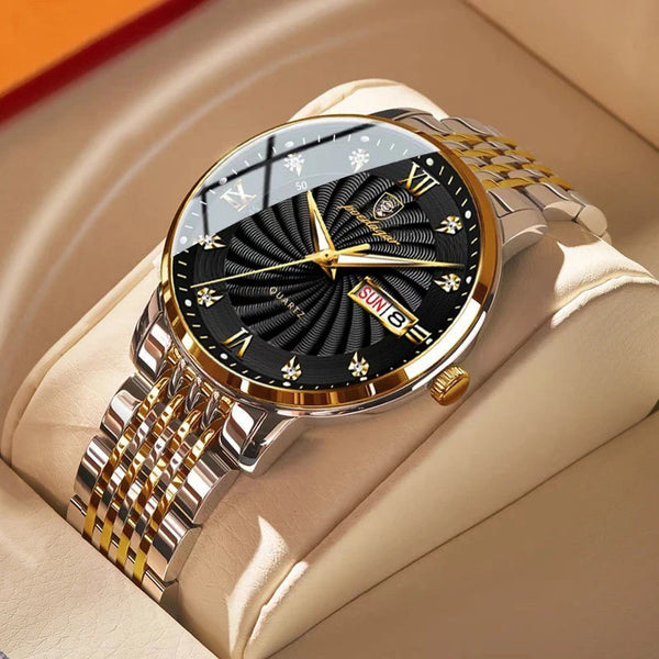 2022 Fashion Watch Men Stainless Steel Top Brand Luxury Waterproof Luminous Wristwatch Mens Watches Sports Quartz Date