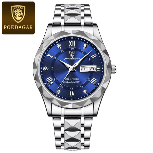 Luxury Men Watches Business Top Brand Man Wristwatch Waterproof Luminous Date Week Quartz Men'S Watch High Quality+Box