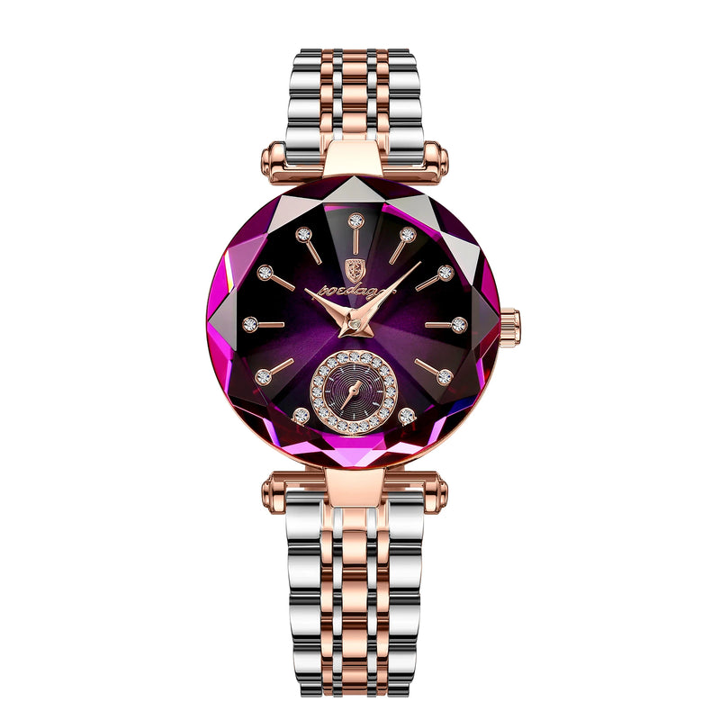 Luxury Watches for Ladies Top Brand Stainless Steel Waterproof Quartz Female Wrist Watch Relogio Feminino Girl Gift+Box