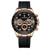 Luxury Watch for Men Chronograph Waterproof Luminous Date Man Wristwatch Stainless Steel Men'S Watches Quartz Clock+Box