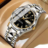 Luxury Men Watches Business Top Brand Man Wristwatch Waterproof Luminous Date Week Quartz Men'S Watch High Quality+Box