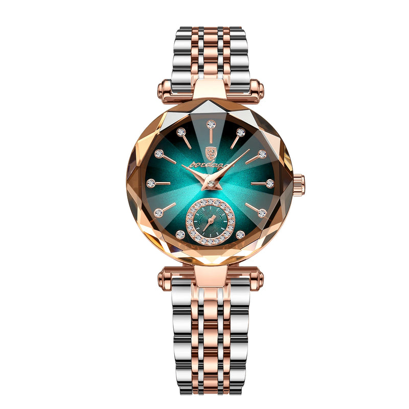 Luxury Watches for Ladies Top Brand Stainless Steel Waterproof Quartz Female Wrist Watch Relogio Feminino Girl Gift+Box