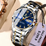 Luxury Men Watches Business Top Brand Man Wristwatch Waterproof Luminous Date Week Quartz Men'S Watch High Quality+Box