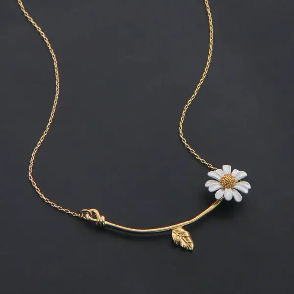 Korean Style Cute Small Daisy Flower Stud Earrings for Women Girls Sweet Statement Asymmetrical Earring Party Jewelry Gifts