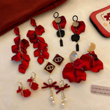 / designs) Faux Earring Alloy Pearl (various Petal