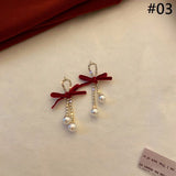 / designs) Faux Earring Alloy Pearl (various Petal