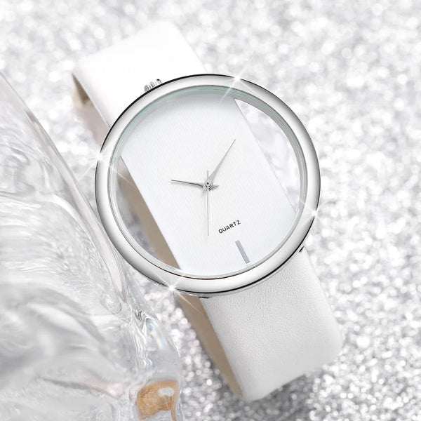 2PCS/Set Women's Pearl Bracelet Watch Set
