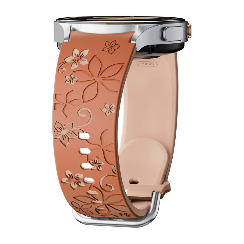 Engraved Silicone Sport Band for Samsung Galaxy Watch 7