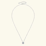 Round Moissanite Pendant Necklace