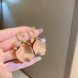 / designs) Faux Earring Alloy Pearl (various Petal