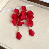 / designs) Faux Earring Alloy Pearl (various Petal