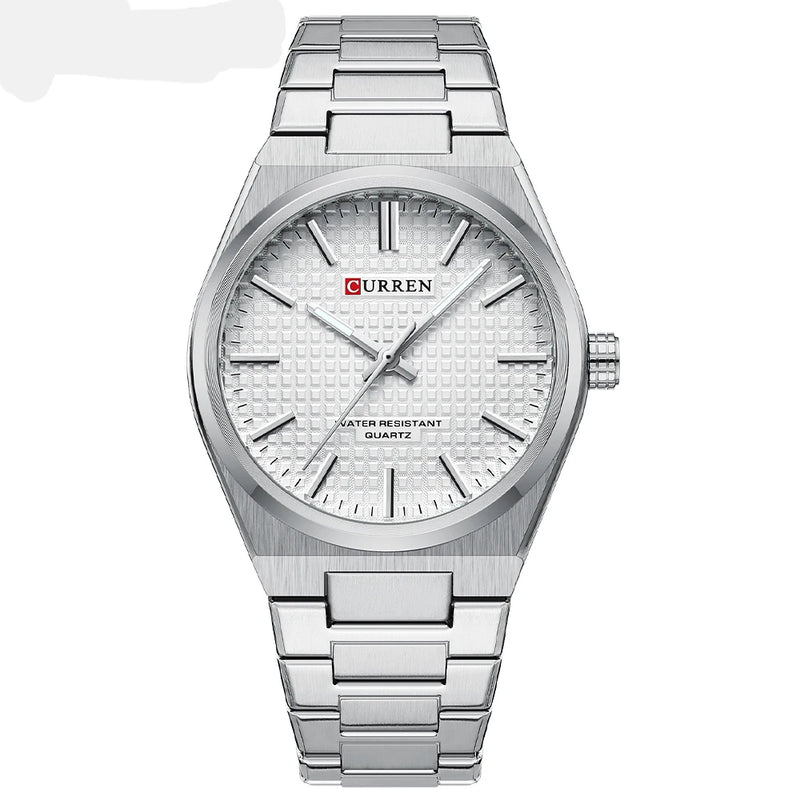 CURREN 8439 Men's Quartz Watch, Classic Waterproof Design with Stainless Steel Strap, Elegant Business & Casual Style