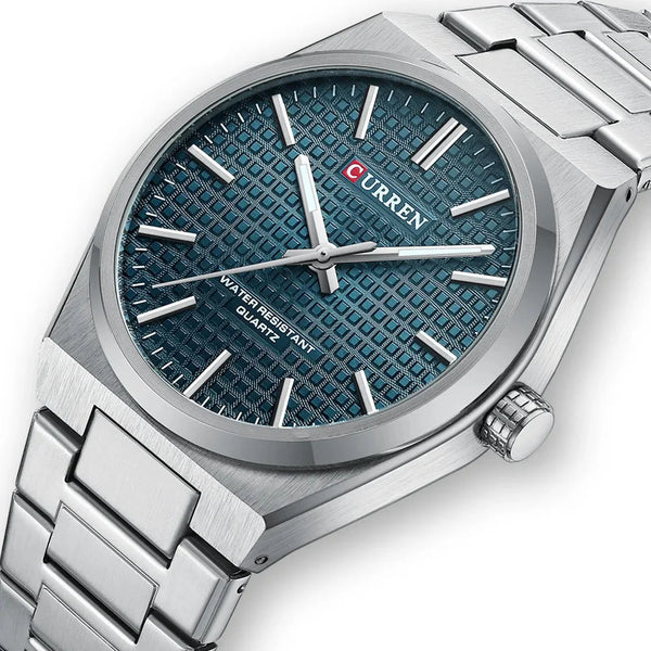 CURREN 8439 Men's Quartz Watch, Classic Waterproof Design with Stainless Steel Strap, Elegant Business & Casual Style
