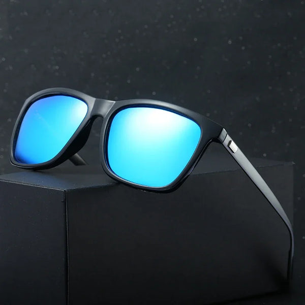Fashion Square Vintage Polarized Sunglasses for Men Women Retro Driving Fishing Luxury Brand Designer Sun Glasses UV400 Eyewear