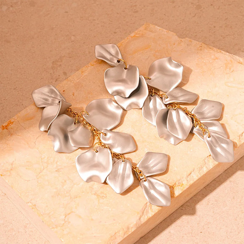 / designs) Faux Earring Alloy Pearl (various Petal