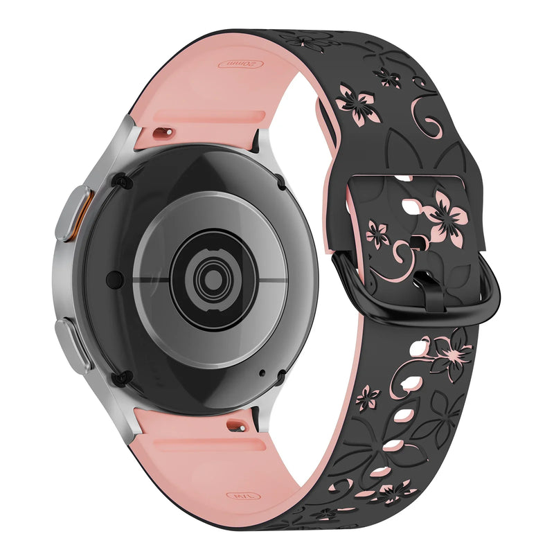 Engraved Silicone Sport Band for Samsung Galaxy Watch 7