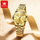 Original Luxury Couple Watch Waterproof Luminous Quartz Watch His and Her Stainless Steel Strap Temperament Wristwatch