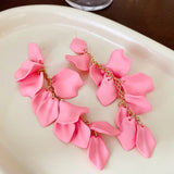 / designs) Faux Earring Alloy Pearl (various Petal