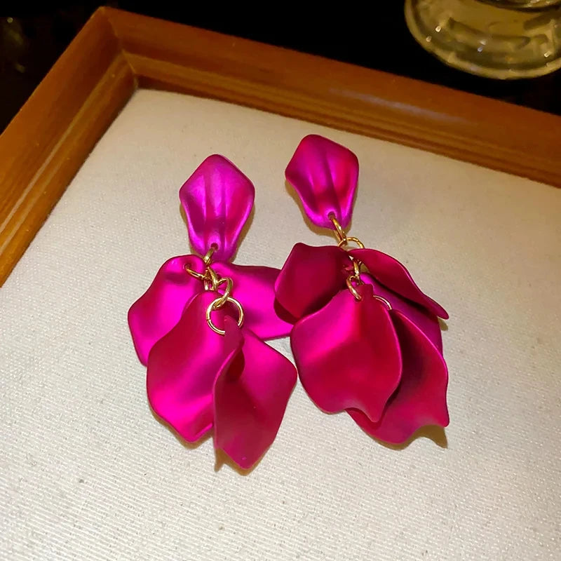 / designs) Faux Earring Alloy Pearl (various Petal