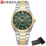 CURREN 8439 Men's Quartz Watch, Classic Waterproof Design with Stainless Steel Strap, Elegant Business & Casual Style
