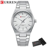CURREN 8439 Men's Quartz Watch, Classic Waterproof Design with Stainless Steel Strap, Elegant Business & Casual Style