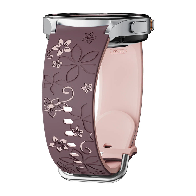 Engraved Silicone Sport Band for Samsung Galaxy Watch 7