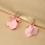 / designs) Faux Earring Alloy Pearl (various Petal