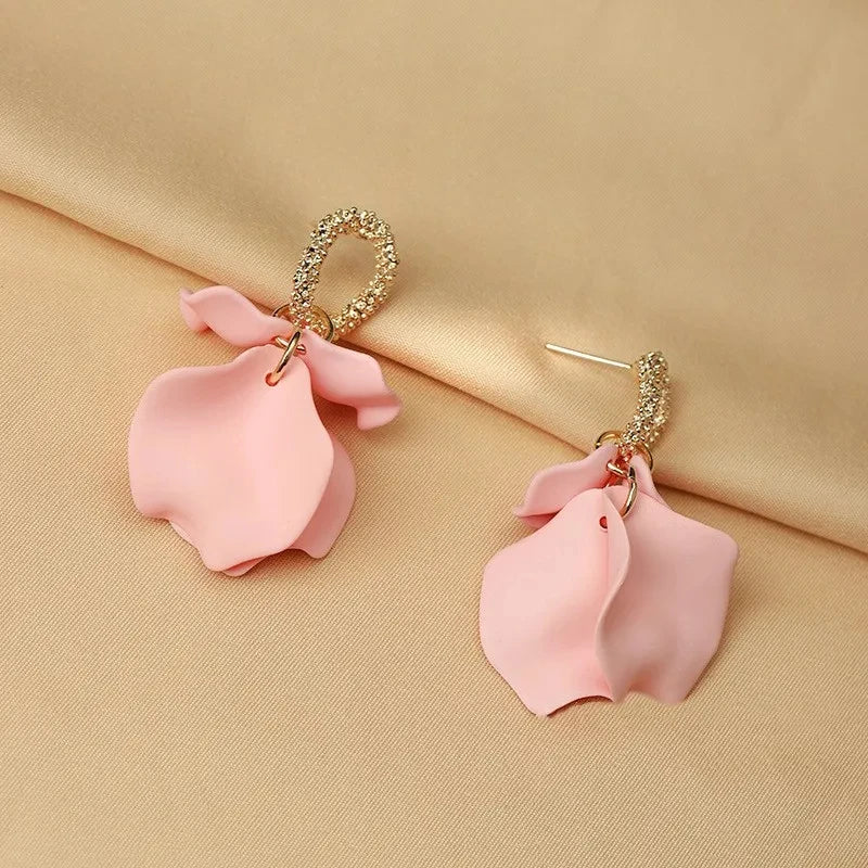 / designs) Faux Earring Alloy Pearl (various Petal
