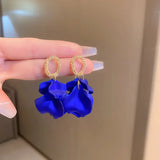 / designs) Faux Earring Alloy Pearl (various Petal