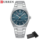 CURREN 8439 Men's Quartz Watch, Classic Waterproof Design with Stainless Steel Strap, Elegant Business & Casual Style