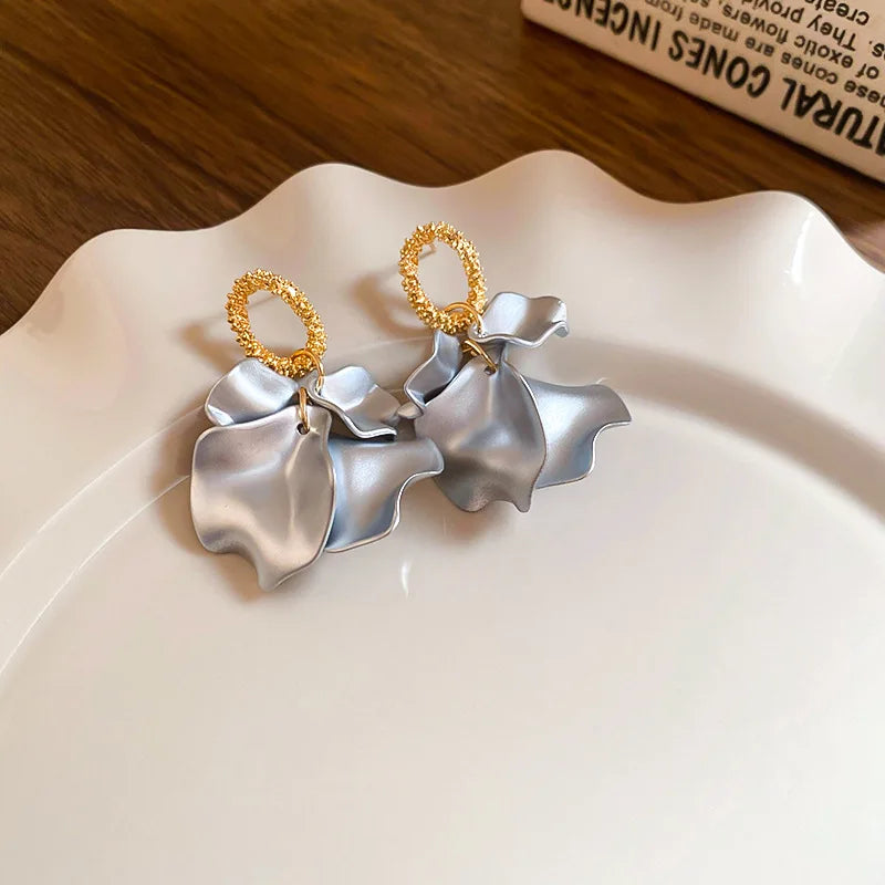 / designs) Faux Earring Alloy Pearl (various Petal