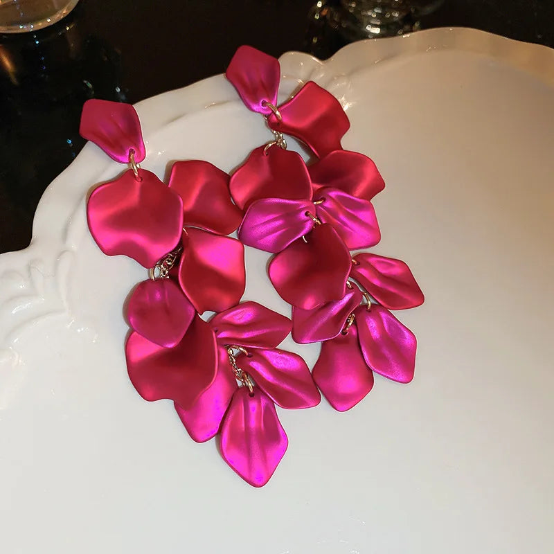 / designs) Faux Earring Alloy Pearl (various Petal