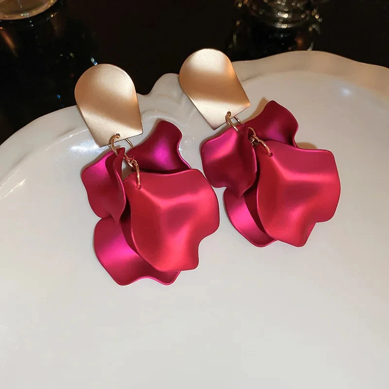 / designs) Faux Earring Alloy Pearl (various Petal
