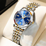 Original Brand Elegant Women'S Watches Waterproof Luminous Quartz Watch for Lady Necklace Bracelet Gift Box Set Calendar