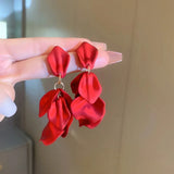 / designs) Faux Earring Alloy Pearl (various Petal