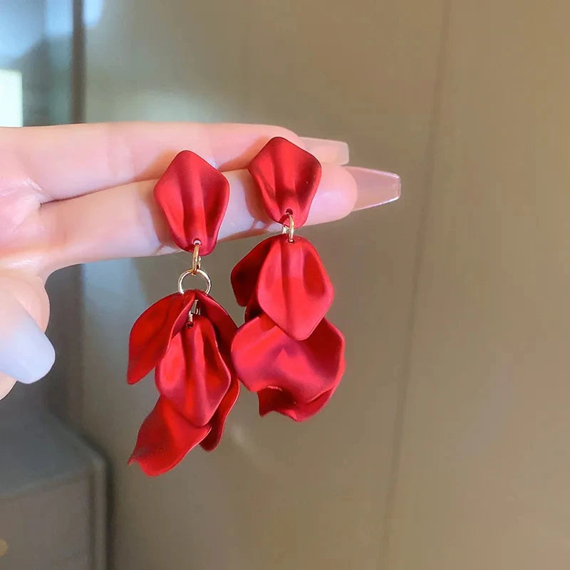/ designs) Faux Earring Alloy Pearl (various Petal