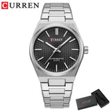 CURREN 8439 Men's Quartz Watch, Classic Waterproof Design with Stainless Steel Strap, Elegant Business & Casual Style