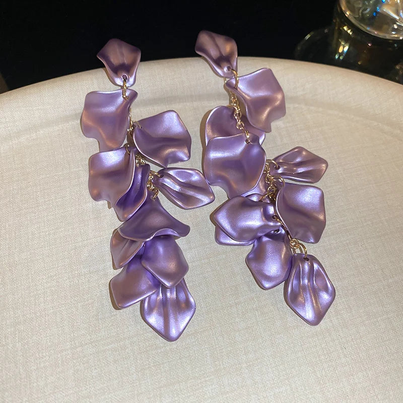 / designs) Faux Earring Alloy Pearl (various Petal