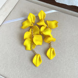 / designs) Faux Earring Alloy Pearl (various Petal