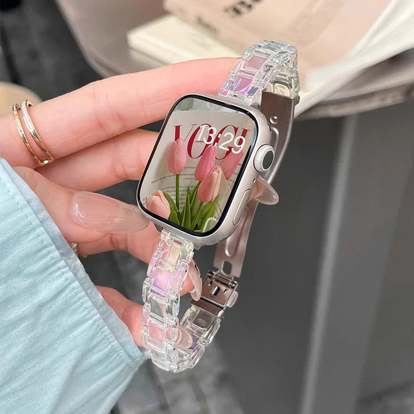 Clear Slim Apple Watch Bracelet