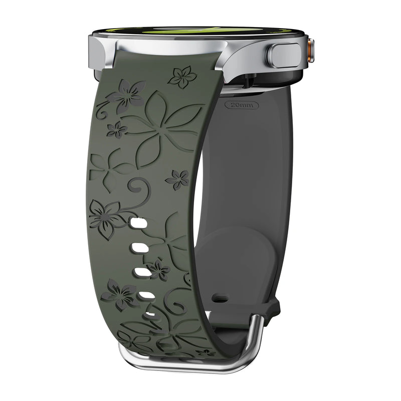 Engraved Silicone Sport Band for Samsung Galaxy Watch 7