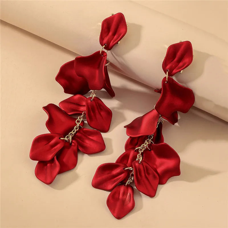 / designs) Faux Earring Alloy Pearl (various Petal