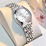 Original Brand Elegant Women'S Watches Waterproof Luminous Quartz Watch for Lady Necklace Bracelet Gift Box Set Calendar