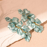 / designs) Faux Earring Alloy Pearl (various Petal