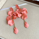 / designs) Faux Earring Alloy Pearl (various Petal
