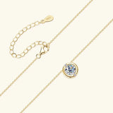 Round Moissanite Pendant Necklace