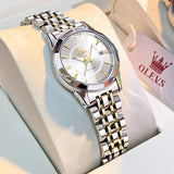 Original Brand Elegant Women'S Watches Waterproof Luminous Quartz Watch for Lady Necklace Bracelet Gift Box Set Calendar