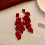 / designs) Faux Earring Alloy Pearl (various Petal
