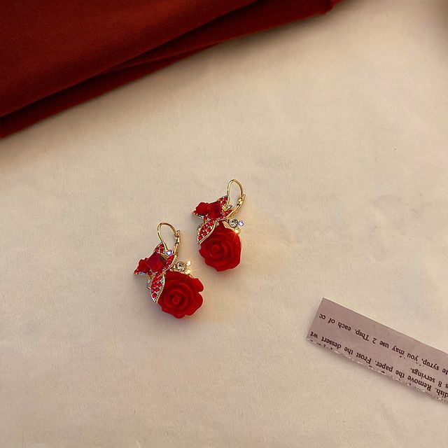 / designs) Faux Earring Alloy Pearl (various Petal